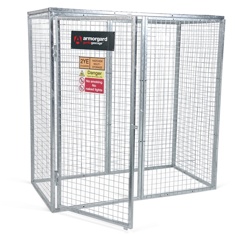 Gorilla Gas Cage - Modular Bolt-together Gas Cage - Overall Size  H1800 x W1800 x D900mm