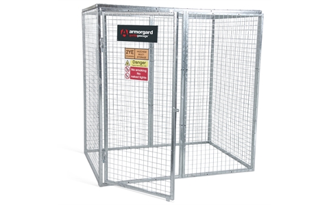 Gorilla Gas Cage - Modular Bolt-together Gas Cage - Overall Size  H1800 x W1800 x D1200mm