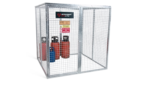 Gorilla Gas Cage - Modular Bolt-together Gas Cage - Overall Size  H1800 x W1800 x D1800mm