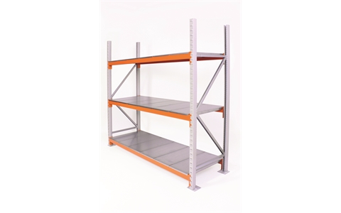 Apex Longspan 500 Series Extension Bay - H1800mm x W1800mm x D450mm - with 3 Shelves