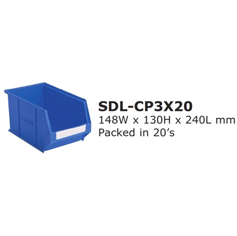 Link51 CP3 Container Blue (Pack of 20)
