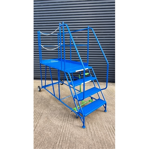 Access Platform 4 Tread 1000mm Platform Height HxWxD: 2000x1000x2110mm Centre Lever Brake