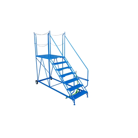 Truck Dock Platform 7 Tread 1400mm Platform Height HxWxD: 2400x995x2500mm Side Lever Brake