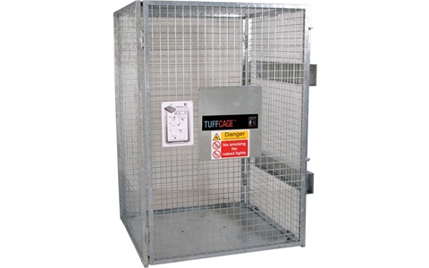 TuffCage - Folding One Piece Gas Cage - Overall Size  H1800 x W1200 x D1200mm