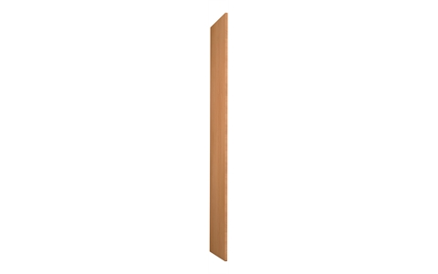 MDF Wood effect Décor End Panel - FLAT TOP - BEECH - H1780 x D460 mm