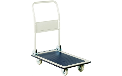 Folding Platform Trolley - Capacity: 150kg - Platform Size: W635mm x D490mm - Wheel Size (Diameter): 100mm