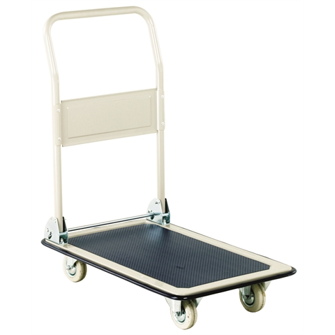 Folding Platform Trolley - Capacity: 150kg - Platform Size: W635mm x D490mm - Wheel Size (Diameter): 100mm