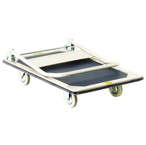 Folding Platform Trolley - Capacity: 250kg -Platform Size:W790mm x D620mm -Wheel Size (Diameter): 125mm