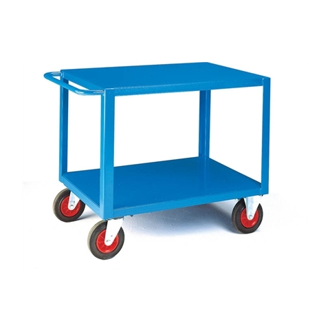 Heavy Duty Trolley - Shelves: 2 - Finish: Steel - Overall Size - H895mm x W700mm x L1000mm