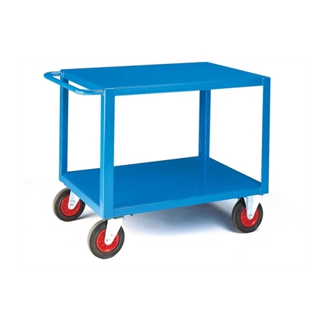 Heavy Duty Trolley - Shelves: 2 - Finish: Steel - Overall Size - H895mm x W800mm x L1200mm