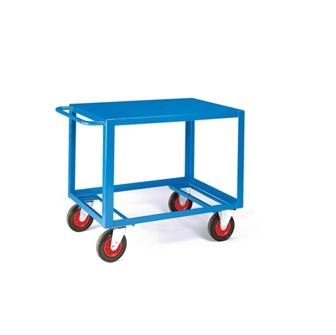 Heavy Duty Trolley - Shelves: 1 - Finish: Steel - Overall Size - H895mm x W800mm x L1200mm