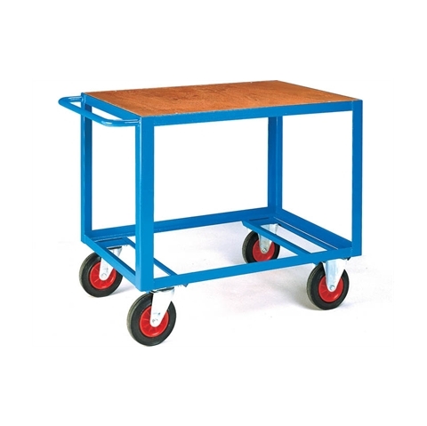 Heavy Duty Trolley - Shelves: 1 - Finish: Plywood - Overall Size - H895mm x W800mm x L1200mm