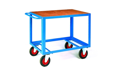 Heavy Duty Trolley - Shelves: 1 - Finish: Plywood - Overall Size - H895mm x W800mm x L1200mm
