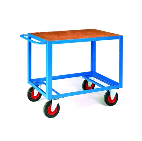 Heavy Duty Trolley - Shelves: 1 - Finish: Plywood - Overall Size - H895mm x W800mm x L1200mm