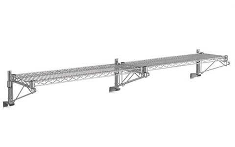 Chrome Wire Shelving Extra Shelf Level - Overall Size  D305mm x W1220mm