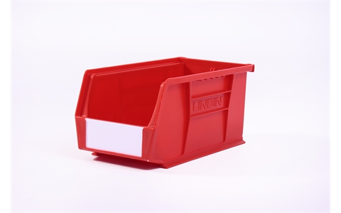 Size 5 Linbins - H130mm x W140mm x D280mm - Pack of 10 - Red Storage Bins