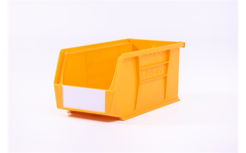 Size 5 Linbins - H130mm x W140mm x D280mm - Pack of 10 - Yellow Storage Bins