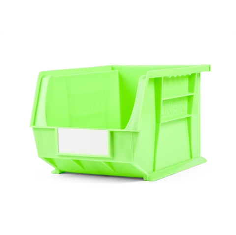 Size 6 Neon Linbins - H180mm x W210mm x D280mm - Pack of 10 - Lime Storage Bins