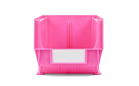 Size 7 Neon Linbins - H180mm x W210mm x D375mm - Pack of 10 - Pink Storage Bins