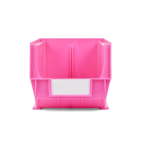 Size 7 Neon Linbins - H180mm x W210mm x D375mm - Pack of 10 - Pink Storage Bins