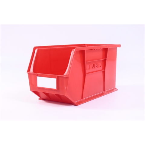 Size 9 Linbins - H230mm x W210mm x D455mm - Pack of 5 - Red Storage Bins