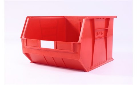 Size 10 Linbins - H295mm x W420mm x D455mm - Pack of 3 - Red Storage Bins