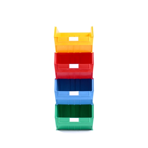 Size 10 Linbins - H295mm x W420mm x D455mm - Pack of 3 - Yellow Storage Bins