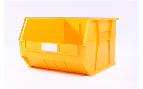 Size 10 Linbins - H295mm x W420mm x D455mm - Pack of 3 - Yellow Storage Bins