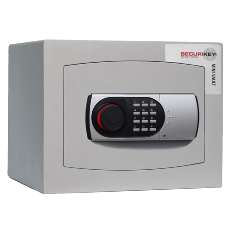 Mini Vault Cash and Valuables Safe - 29kg - Electric Locking -   H294mm x W374mm x D325mm