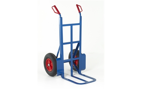 Heavy Duty Conventional Sack Truck - Short Toe/Pneumatic Tyre - Overall Size  H1140mm x W605mm x D830mm