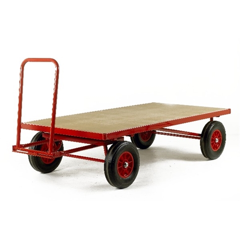 Plywood Deck Turntable Trucks - With Solid Rubber Wheels - Load Capacity 1000Kg  Platform Size  H500mm x W1000mm x D2000mm